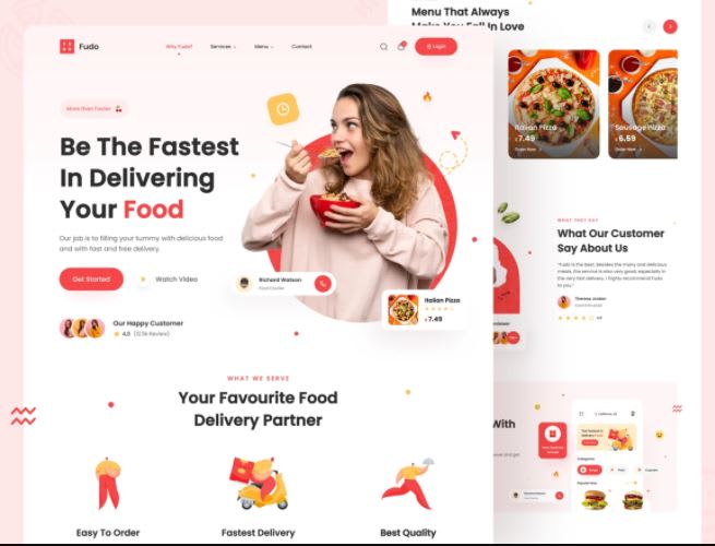 develop responsive food delivery app, grocery app, delivery app