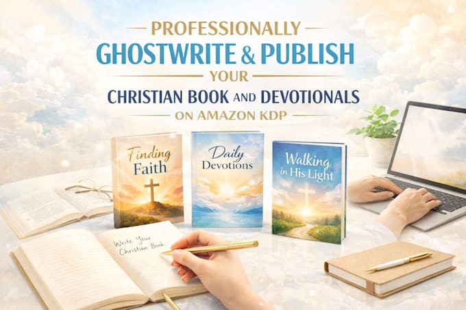 professionally ghostwrite and publish your christian book or devotional