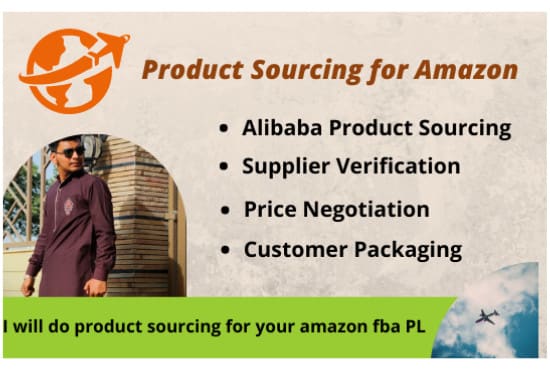 I will be your amazon fba product sourcing agent, product sourcing agent from alibaba