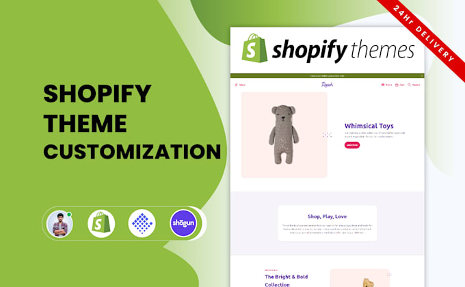 customize shopify theme and design your shopify store