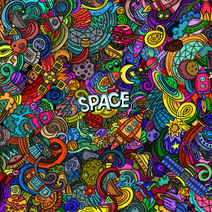 make a really awesome eye catchy doodle illustrations