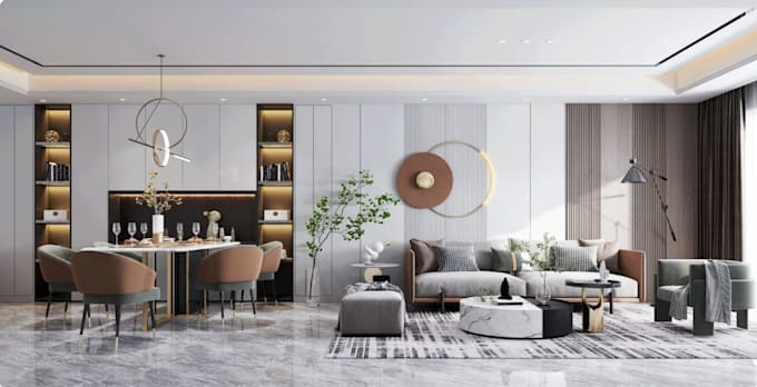 design or redesign your interior space and render them