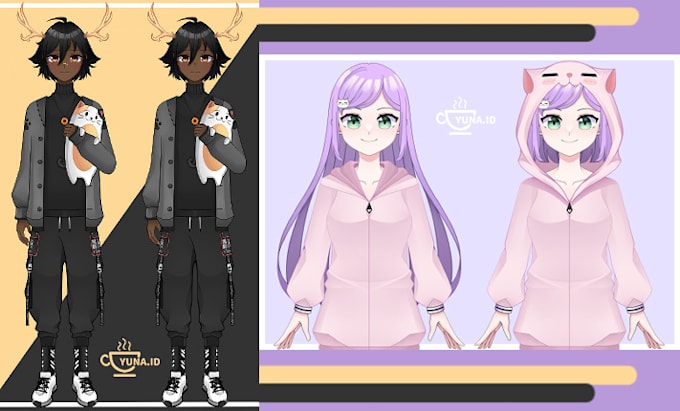 draw live2d model for vtuber