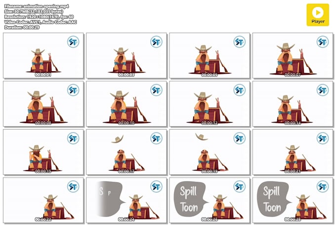 make video 2d flat animation for your needs