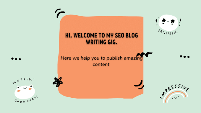 write engaging SEO blog posts