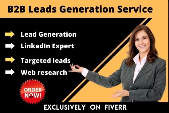 do b2b leads generation and linkedin leads research