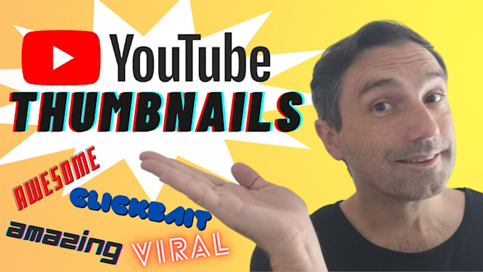 make thumbnails for youtube, awesome, pro, fast, cheap