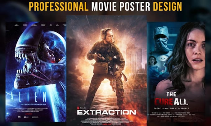 design a beautiful movie flyer, poster or brochure