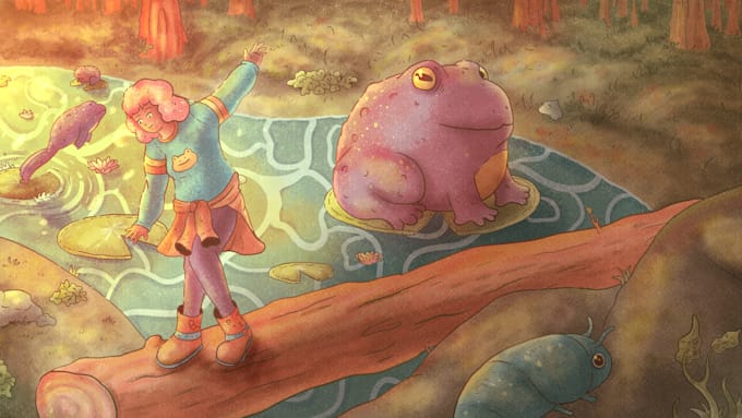 draw illustrations for children book