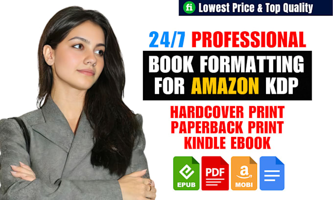 do book formatting for amazon kdp, kindle ebook formatting and layout design