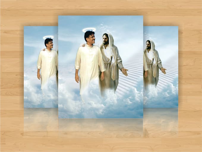 design funeral, memorial service pamphlet booklet or cards