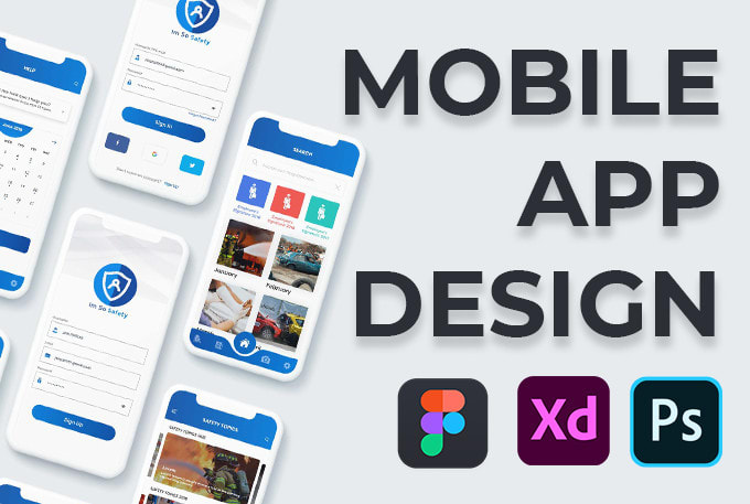 Design mobile app ui ux design on figma by Monospacedesign | Fiverr