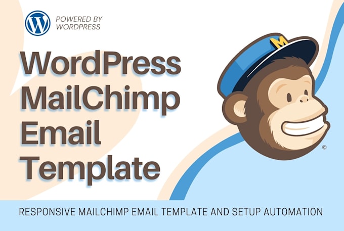 design responsive mailchimp email template and setup automation