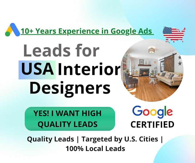generate leads for interior designers using google ads