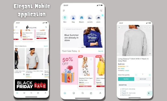 Develop a mobile app for your shop or store by Jabirkhan | Fiverr