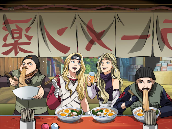 draw you into an anime character
