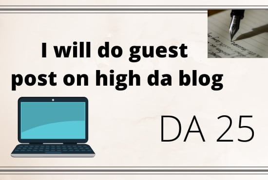 do a guest post on high da blog