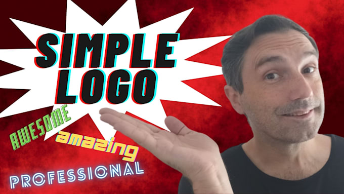 create a simple logo design, awesome, pro, fast, cheap