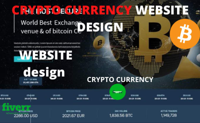 create a cryptocurrency website