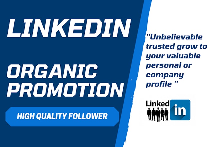 grow organically and promote linkedin