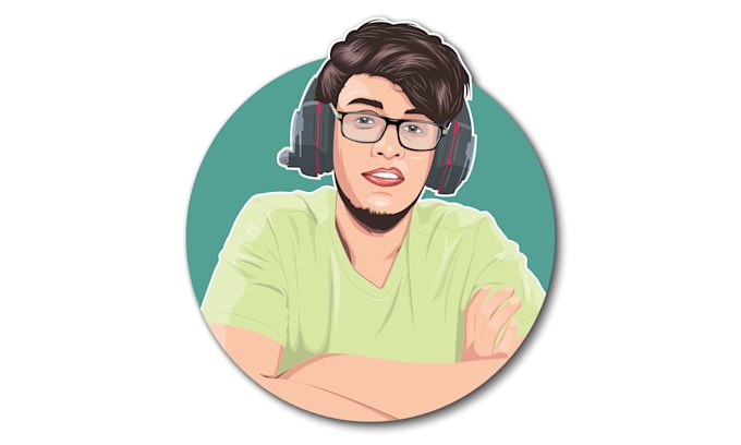 draw realistic vector portrait