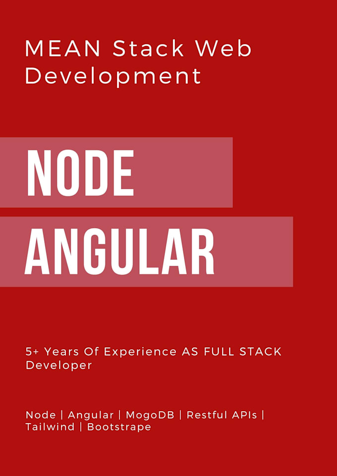 do mean stack development, angular, node, mongodb