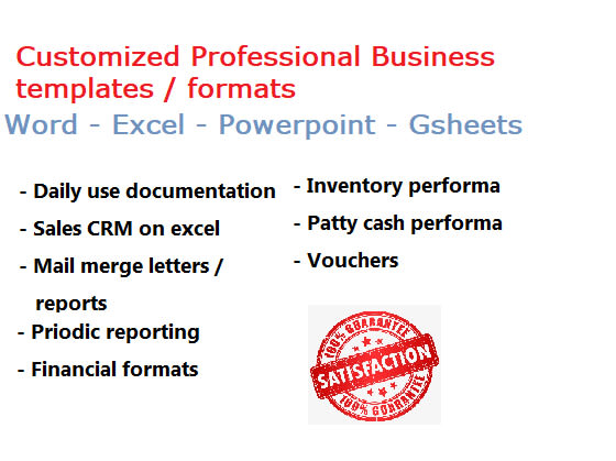 made word, excel, google sheets, mail merge templates