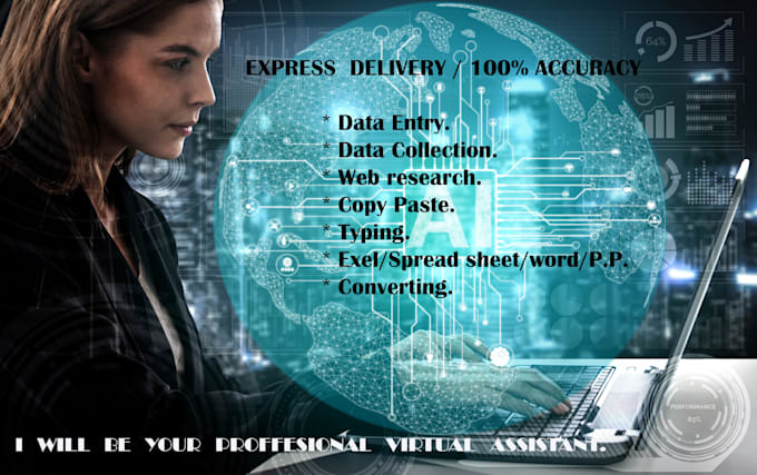 do an accurate data entry word spread sheet and others