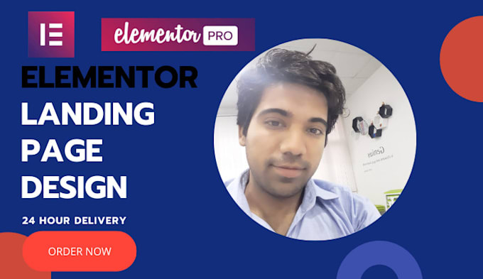 develop a impressive landing page with elementor pro