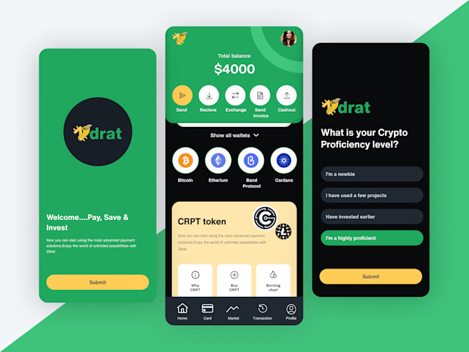 do interactive ui ux mobile app design