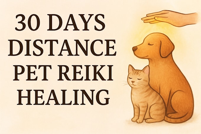 30 days powerful distance reiki healing for your pet