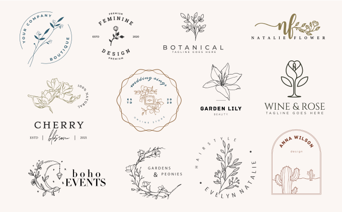 Design a unique botanical hand drawn logo for your brand by Real ...
