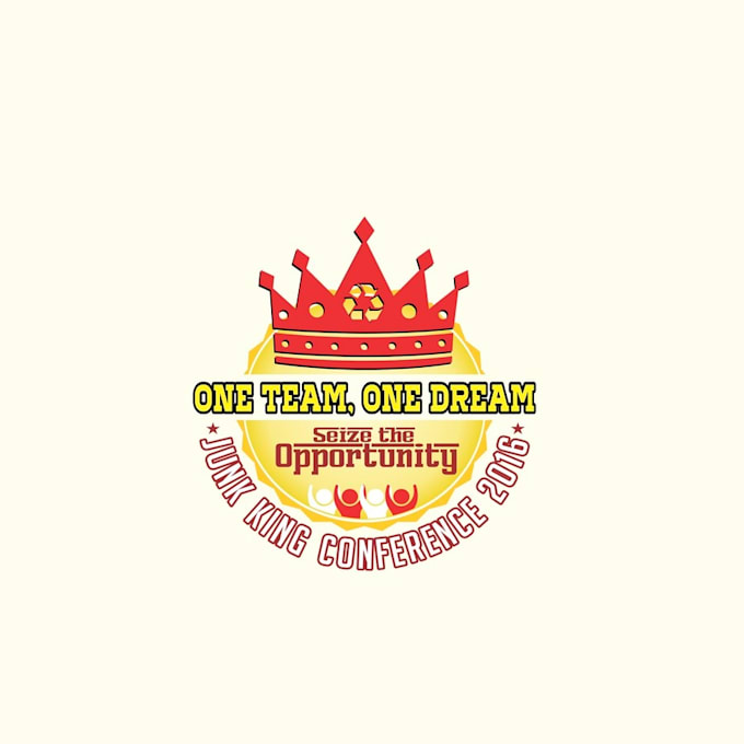 design junk king conference logo