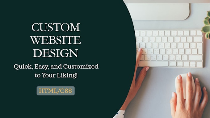 Create a customized website source code with html and css by ...