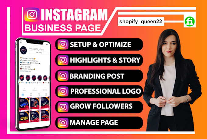create instagram business page and linkedin business page