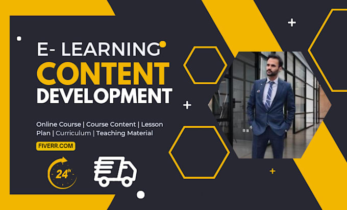 do research to create online course content, curriculum and teaching material