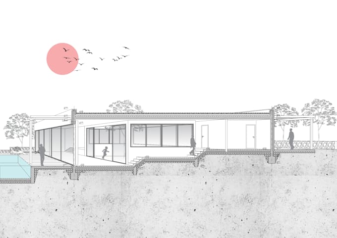 draw you 2d floor plans, site plans, elevations, sections