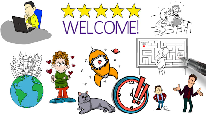 amazing whiteboard animation using doodly or videoscribe
