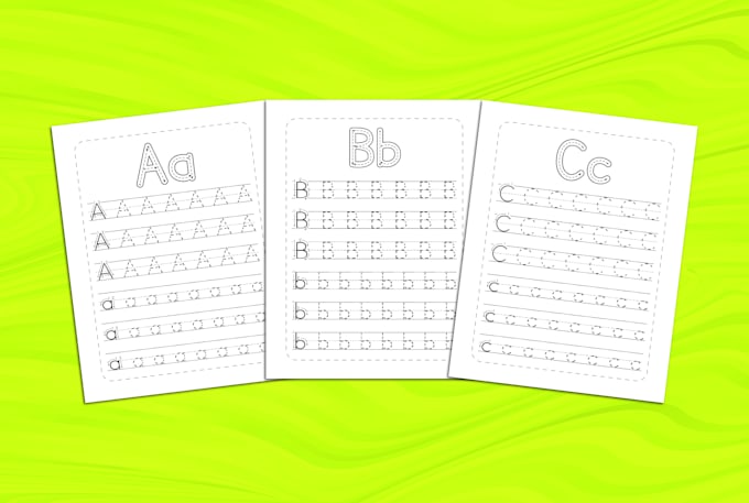 do letter tracing, number tracing, activity book