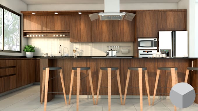 design your dream kitchen with realistic renders