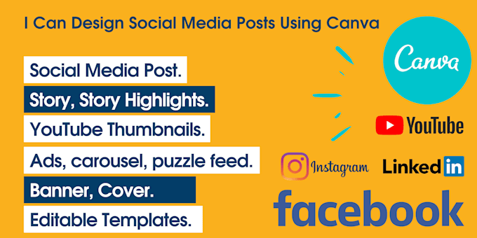 Design social media posts using canva by Naushadqureshi7 | Fiverr