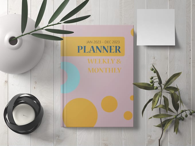design KDP journal, notebook, planner pages cover book for amazon kindle etsy