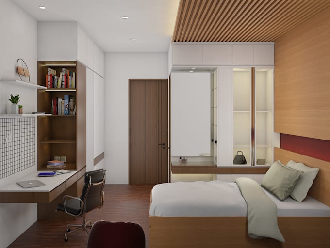 create 3d model of room, house, apartment with materials