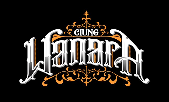 design a vintage victorian logo with ornament