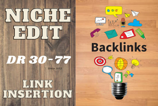 do SEO backlinks niche edit guest posts on high da websites