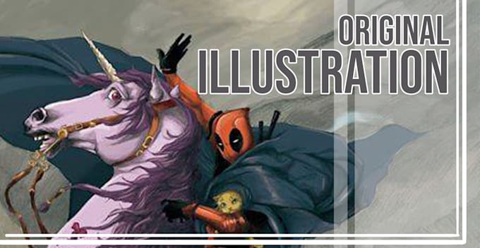 design original illustration for books