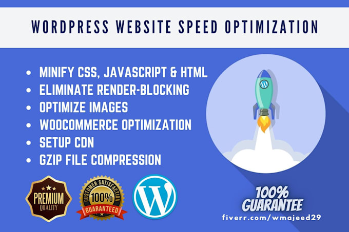 do wordpress speed optimization and increase google and gtmetrix pagespeed score
