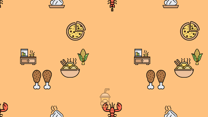 create seamless pattern design and graphics design