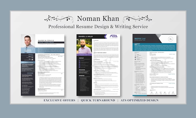 create job winning resume, cv and cover letter design