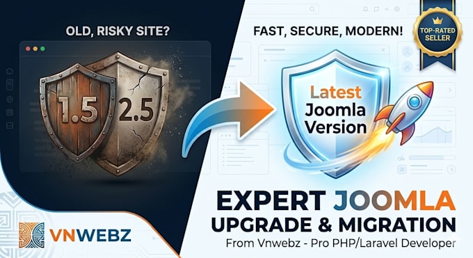 migrate and upgrade your website to the latest joomla version